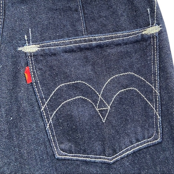 Levi's Red Label Railroad Trouser OX Rinse Dark Denim Jeans Size 25 NEW - Picture 5 of 12